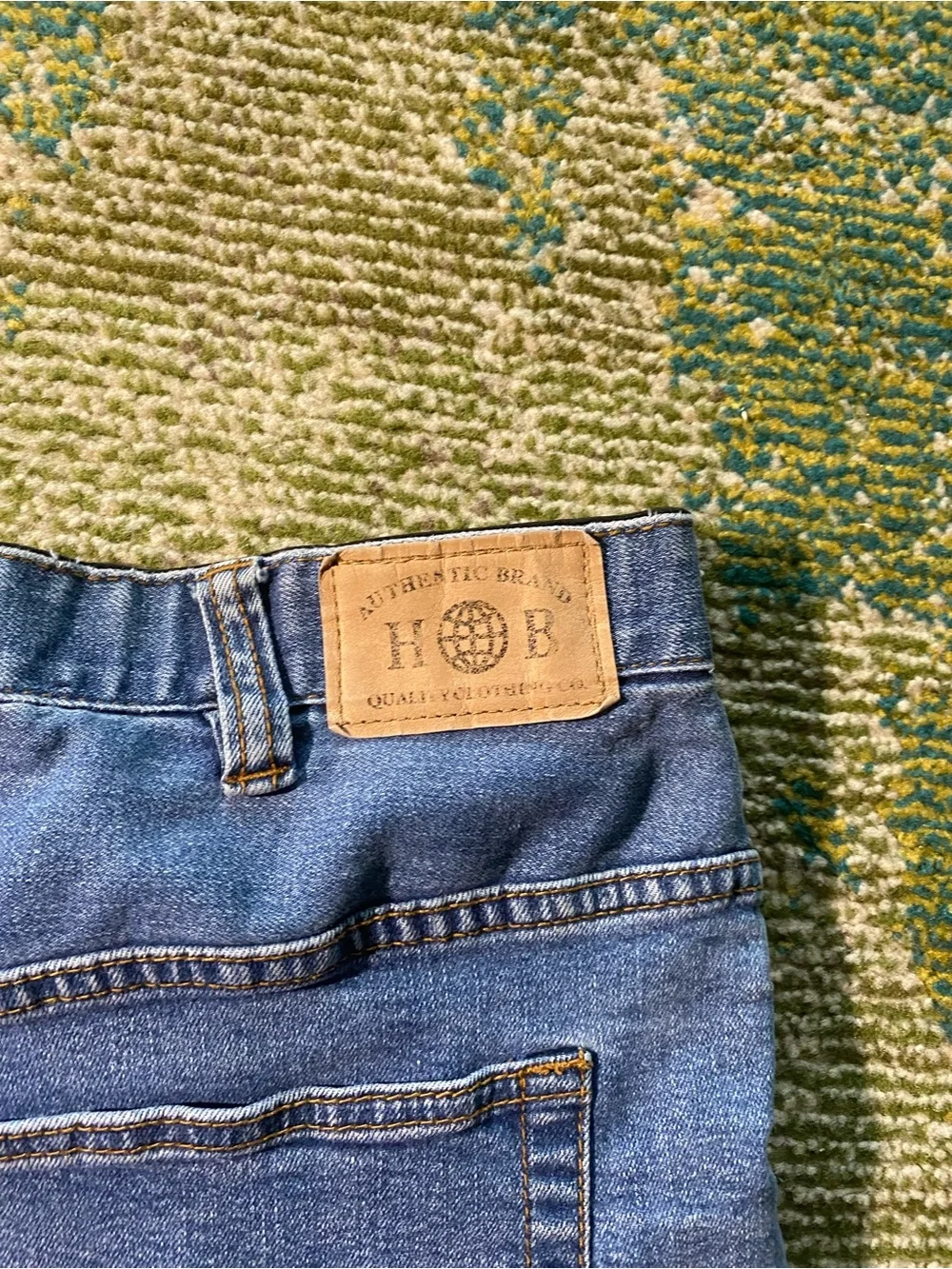 Harbor Bay Relaxed Fit Men's Denim Jeans in Blue